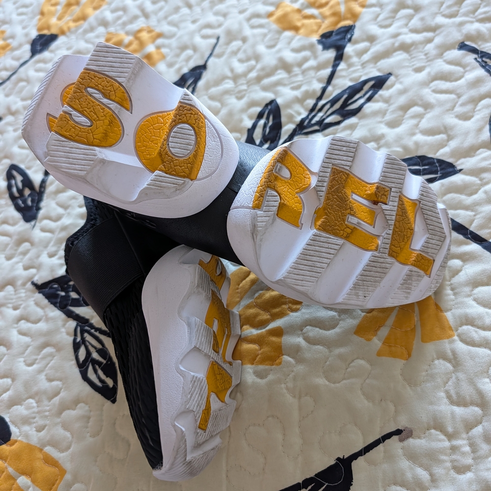 SOREL WOMEN'S Black Kinetic Impact Slip On Sneakers - Picture 4 of 7